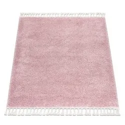 Carpet BERBER square 9000 pink Fringe Berber Moroccan shaggy