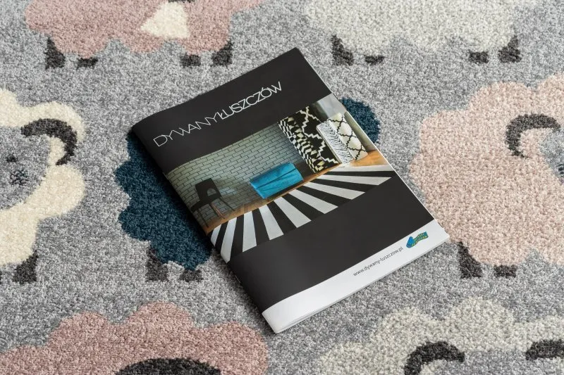 Dywan HEOS 78468 szary / niebieski OWCE 
