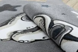 Dywan PETIT ELEPHANT SŁONIK GWIAZDKI szary