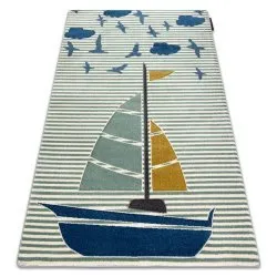 Carpet PETIT SAIL boat, sailboat green