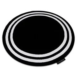 Carpet HAMPTON Frame circle black