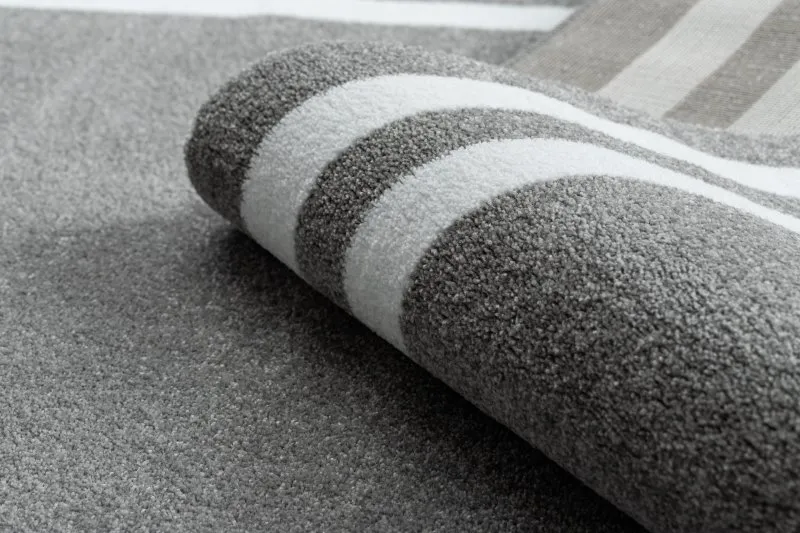 Carpet HAMPTON Frame circle grey