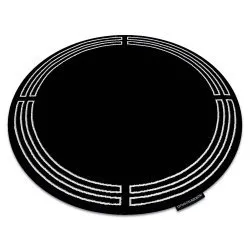 Carpet HAMPTON Chick circle frame black
