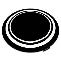 Carpet HAMPTON Border circle frame black