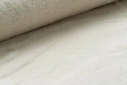 Dywan BUNNY koło beż IMITACJA FUTRA KRÓLIKA