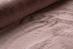 Dywan BUNNY koło róż IMITACJA FUTRA KRÓLIKA