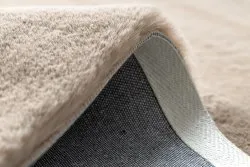 Dywan BUNNY taupe beż IMITACJA FUTRA KRÓLIKA
