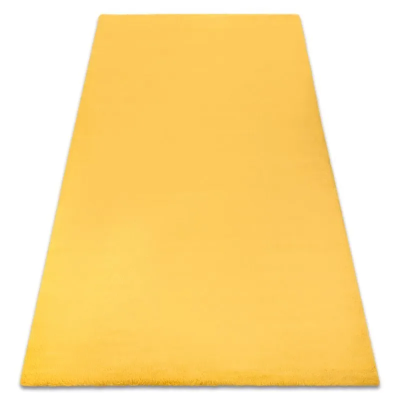 Carpet BUNNY gold IMITATION OF RABBIT FUR