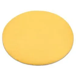 Carpet BUNNY circle gold IMITATION OF RABBIT FUR