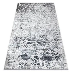 Modern MEFE carpet 6182 Concrete - structural two levels of fleece grey 