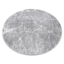 Modern MEFE carpet Circle 2783 Marble - structural two levels of fleece grey 
