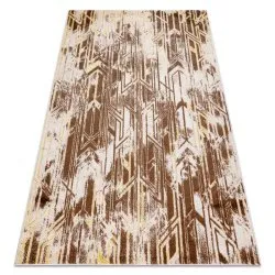 Modern MEFE carpet B402 Vintage - structural two levels of fleece dark beige