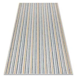 Carpet SISAL COOPER Stripes, Etno 22237 ecru / navy