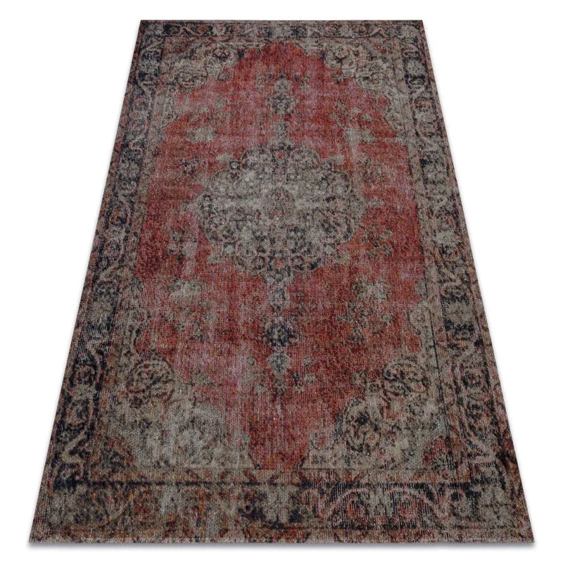 Dywan nowoczesny MUNDO E0691 ornament, vintage outdoor czerwony / beż