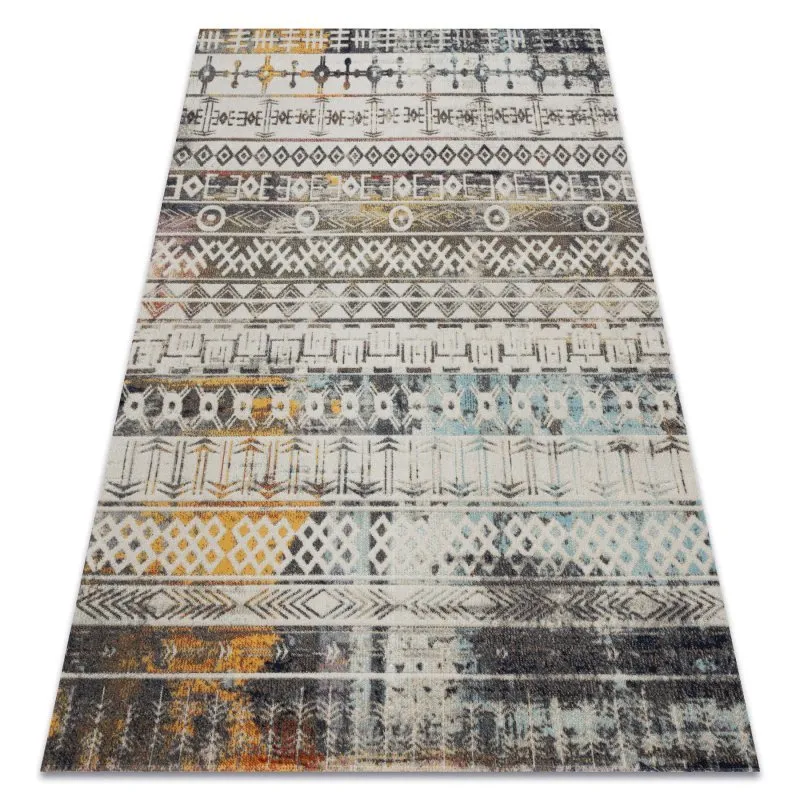 Dywan nowoczesny MUNDO E0591 boho, etniczny outdoor beż