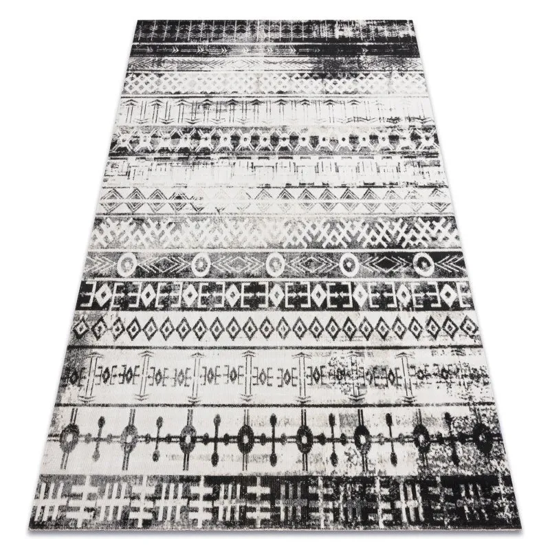 Dywan nowoczesny MUNDO E0592 etniczny outdoor beż / czarny