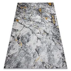 Modern GLOSS Carpet 528A 58 Marble, stone, stylish, glamour ivory / black
