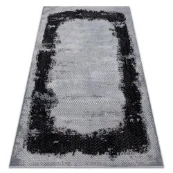 Carpet CORE A004 Frame, Shaded - structural two levels of fleece, black / light grey
