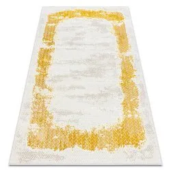 Carpet CORE 004A Frame, Shaded - structural two levels of fleece, ivory / gold
