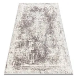 Carpet CORE W9784 Vintage rosette - structural two levels of fleece, beige