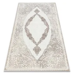 Carpet CORE 8111 Ornament Vintage - structural, two levels of fleece, beige
