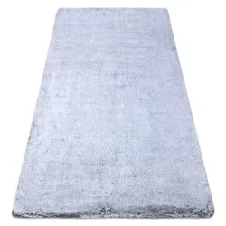 Modern washing carpet LAPIN shaggy, anti-slip grey / ivory