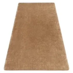 Modern washing carpet LAPIN shaggy, anti-slip ivory / brown