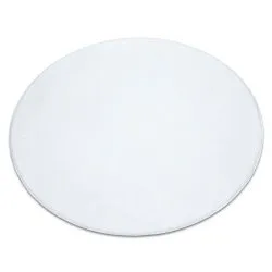 Modern washing carpet POSH circle shaggy, plush, thick anti-slip ivory