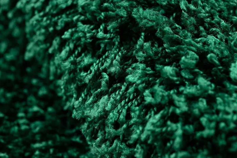 Carpet SOFFI shaggy 5cm bottle green