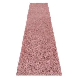 Carpet, Runner SOFFI shaggy 5cm blush pink - for the kitchen, corridor &amp; hallway