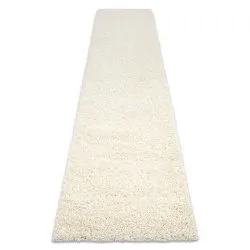 Carpet, Runner SOFFI shaggy 5cm cream - for the kitchen, corridor &amp; hallway