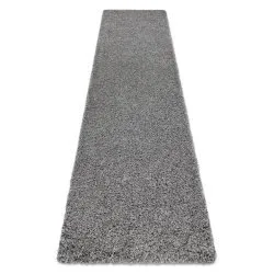 Carpet, Runner SOFFI shaggy 5cm grey - for the kitchen, corridor &amp; hallway