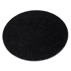 Carpet SOFFI circle shaggy 5cm black