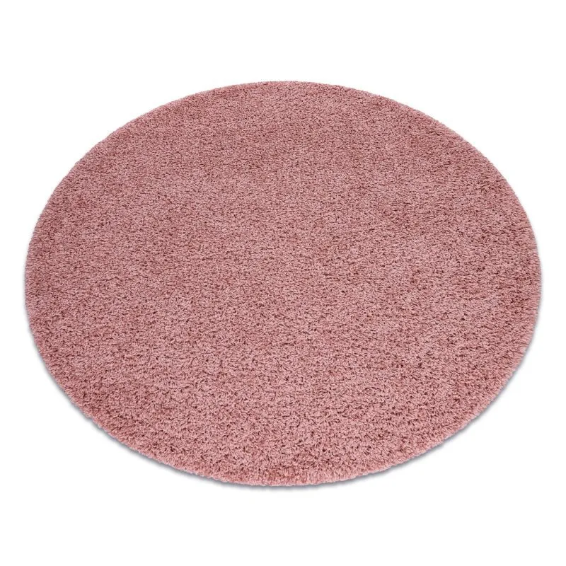 Carpet SOFFI circle shaggy 5cm blush pink