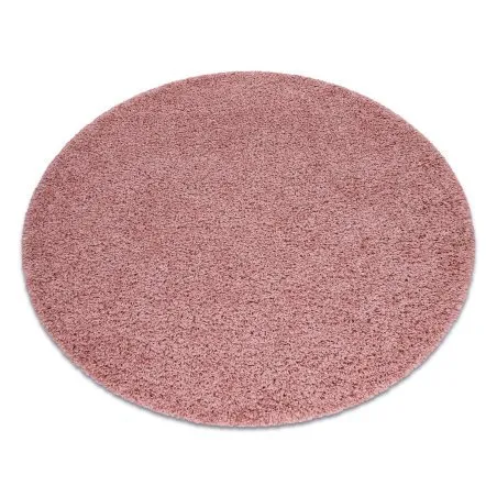 Carpet SOFFI circle shaggy 5cm blush pink