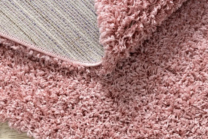 Carpet SOFFI circle shaggy 5cm blush pink