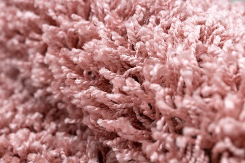 Carpet SOFFI circle shaggy 5cm blush pink