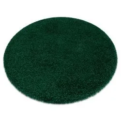 Carpet SOFFI circle shaggy 5cm bottle green