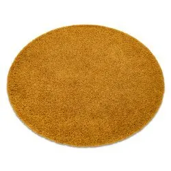 Carpet SOFFI circle shaggy 5cm gold