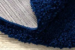 Dywan SOFFI koło shaggy 5cm granat