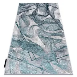 Modern DE LUXE carpet 621 Net - structural grey / green