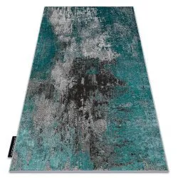 Modern DE LUXE carpet 570 vintage - structural green / anthracite