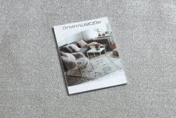 Dywan do prania MOOD 71151600 nowoczesny - srebrny