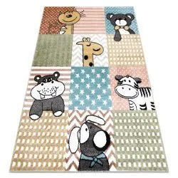 Carpet FUN Pets for children, animals colorful multi