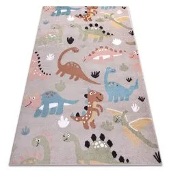 Carpet FUN Dino for children, dinosaurs beige
