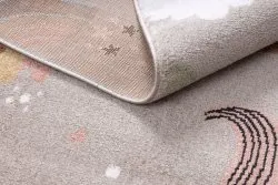 Dywan FUN Sweety dla dzieci, jednorożec, tęcza beż