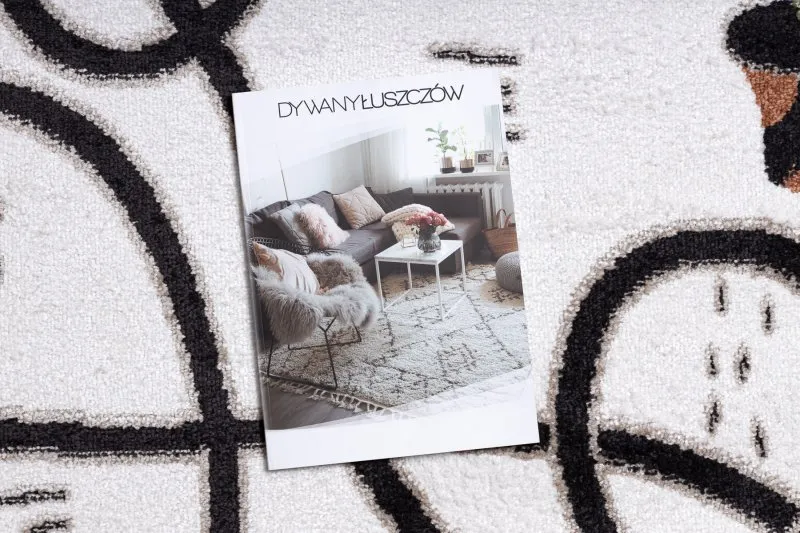 Dywan FUN Game dla dzieci, gra, lama krem