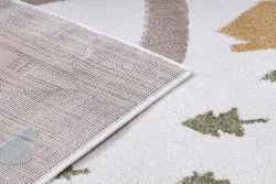 Dywan FUN Polar dla dzieci, uliczki, las, krem