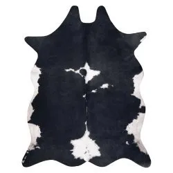 Carpet Artificial Cowhide, Cow G5070-3 black white Leather