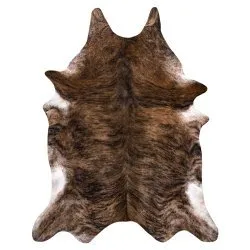 Carpet Artificial Cowhide, Cow G5072-1 Brown Leather